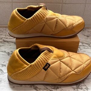 Teva Women's ReEmber Moc Slip-On Slipper or Sneaker in Honey Gold